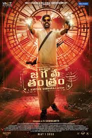 Mumbai / chennai, april 27 2021: Dhanush Jagame Tantram Telugu Poster Jagame Thandhiram Karthik Subbaraj