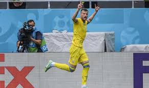 Shaparenkos hereingabe landet über eine artistische vorlage von yaremchuk und dem kopf eines schweden links im strafraum. Yarmolenko Guides Ukraine To Nervy Win Over North Macedonia World Sports Ahram Online