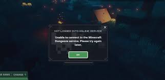 The world itself is filled with everything from icy mountains to steamy jungles, and there's always something new to explore, whether it's a witch's hut or an interdimensional portal. Minecraft Dungeons Not Logged Into Online Service Gamer Journalist