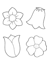 Anneler Gunu Icin Cicek Kaliplari Okul Oncesi Etkinlik Kutuphanesi Madamteacher Com Cicek Boyama Kitaplari Boyama Sayfalari