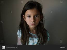 Mystery/drama/romance/angst.and so on.but i can only choose two so what can i do right. Little Girl With Dark Brown Hair Stock Photo Offset