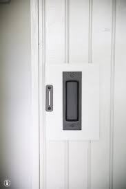 Tutorial on hanging closet sliding doors. Add A Lock To A Barn Door The Handmade Home