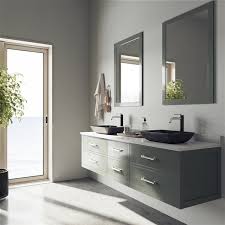 Meuble suspendu en teck boat craquez pour ce meuble suspendu en teck pour votre salle de bain très original et fonctionnel. Lavabo De Salle De Bains Gris Onyx De Vigo Robinet Nickel Brosse 13 Po Vgt1438 Rona