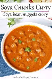 Soya Chunks Curry Recipe Meal Maker Curry Recipe Recipe Curry Recipes Indian Food Recipes Vegetarian Recipes