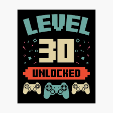 Tixr has the best ticket prices for all unlocked presents events. Level 30 Unlocked 30th Birthday Present Poster By Estellestar Redbubble