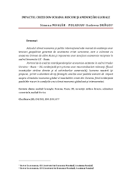 Opțiunea financiară prin care ue ar putea face prăpăd în economia rusiei. Pdf Impactul Crizei Din Ucraina Riscuri Si AmeninÅ£Äƒri Globale Daniela Galetchi Academia Edu