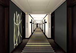 luna photo art by michael banks at pullman dubai creek city centre corridor design hotel corridor hotel hallway