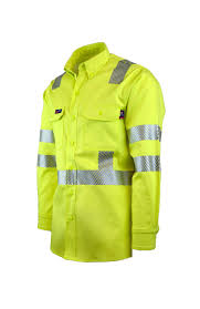 Fr Uniform Shirts Hi Viz Class 3 7oz 100 Cotton Www Lapco Com
