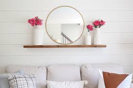 This easy diy floating shelf is budget friendly, can hold a lot of weight, and looks beautiful in any room! Easy Diy Floating Shelf With Brackets Angela Marie Made