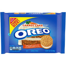 Oreo Carrot Cake Sandwich Cookies 1 17 Oz Family Size Packages Walmart Com In 2020 Oreo Cake Oreo Carrot Cake Sandwich Cookies