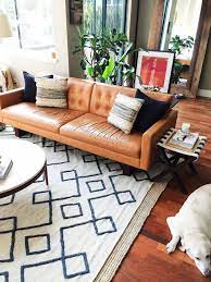 Brown leather couch white coffee table. 10 Beautiful Brown Leather Sofas