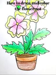 Flower Pot Images For Drawing With Colour Beauty Decor Here you can explore hq flower vase transparent illustrations, icons and clipart with filter setting like size, type, color etc.