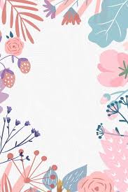 Fresh Hand Painted Flowers Border New Listing Poster Background Psd In 2020 Creative Graphic Design Free Graphic Design Flyer