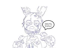 We have got 5 picture about foxy fnaf coloring pages springtrap images, photos, pictures, backgrounds, and more. Happy Birthday Bonnie Coloring Pages Coloring Pages For Kids