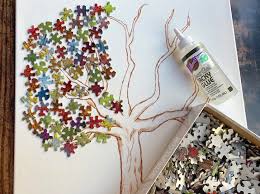 ‪Fun DIY Puzzle Piece Craft Ideas (for kids & adults!)‬‏