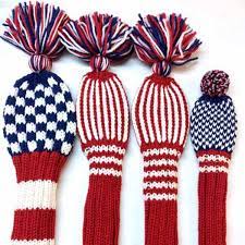 Knitted gift for mom (or dad if they weren't so very purple). Best Golf Headcovers Make A Statement With These Fun Stylish Headcovers