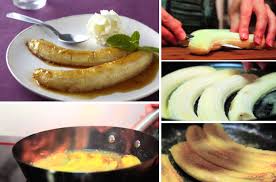 Bananes Flambees Banane Flambee Alimentation Banane