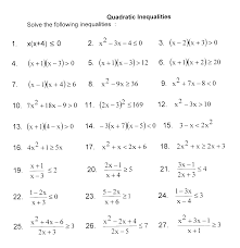 The aim of this worksheet is the revision of different quantifiers. Imath Grade 11 Exercises Re Solving Quadratic Inequalities