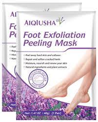 Amazon Com Foot Peel Mask Foot Mask For Dry Cracked Feet 2 Pack Remove Dead Skin Calluses Repair Cracked Heels Make Your Feet Baby Soft Smooth For Men Women Beauty