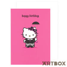 Hello kitty pop up birthday card, handmade 3d card, 3d popup greeting cards for birthday, girl's birthday gift, cartoon birthday cake card thedreamgiftny 5 out of 5 stars (371) sale price $7.88 $ 7.88 $ 8.76 original price $8.76 (10% off. Buy Sanrio Hello Kitty Gothic Lolita Pink Birthday Card At Artbox