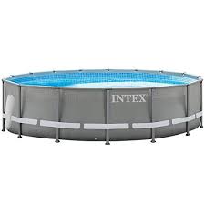 488x132 Cm Intex Frame Ersatzpool Incl Anschluss Set 38mm Ohne Schlauche Pool Metallrahmengestell Best Above Ground Pool Intex Above Ground Swimming Pools