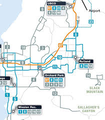 A map of the central okanagan regional district and the surrounding area. Transit Exchange Study Get Involved Kelowna