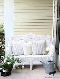 Start with a small table or coffee table to practice. How To Spray Paint Wicker Furniture