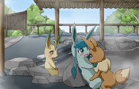 AGNPH - Gallery - 135874 - ambiguous_gender eevee eeveelution female  glaceon koorinezumi leafeon male straight