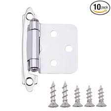 Black 100mm / 4 inch stainless steel flush door hinge. 40 Pcs 20 Pairs Dull Chrome Self Closing Flush Mount Cabinet Hinges Cabinet Hinges Home Garden