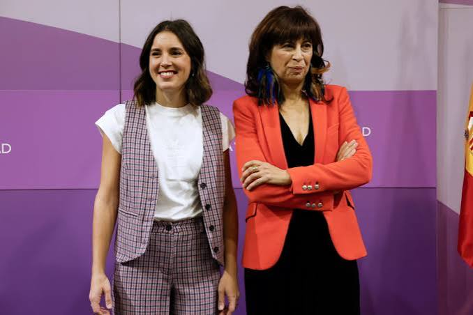 Irene Montero desea a Ana Redondo "valentía para incomodar" a los amigos de Pedro Sánchez