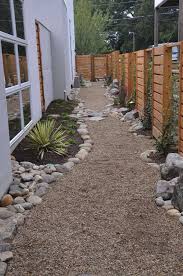Cotswold Landscape Design With Gravel Path Details Landscaping Designs Pebble Patio Crushed Stone Ide Pertamanan Belakang Rumah Halaman Belakang Desain Lanskap