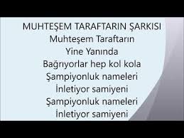 Muhtesem Taraftarin Galatasaray Sarkisi Galatasaray Marsi Galatasara Videolar Mac