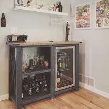Custom Handbuilt Consoletable Bar Rustic Relictables Diy Home Bar Home Bar Decor Coffee Bar Home