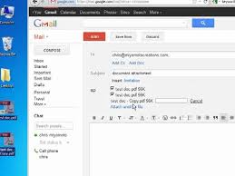 How To Attach And Send A Document With Gmail Youtube