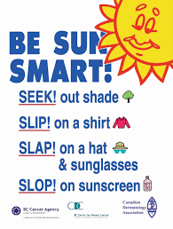This Photo Is Telling People To Always Seek Some Shade Slip On A Shirt Slop On A Hat And Slap On S Spelling Activities Parenting Safety Natural Skin Health