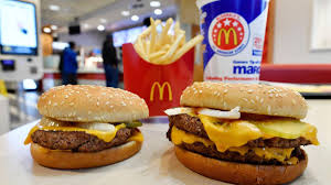 Each double quarter pounder with cheese features two quarter pound* 100% fresh beef burger patties that are hot, deliciously juicy and cooked when you order. Want A Plain Quarter Pounder Suit Says Mcdonald S Forces Customers To Pay For Version With Cheese South Florida Sun Sentinel South Florida Sun Sentinel