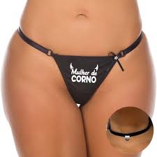 CALCINHA MULHER DE CORNO - Intenções Picantes Sex Shop