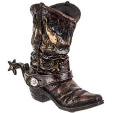 No matter what your budget, you can redecorate your entire house or add elements here and there to create this rustically charming look. Brown Cowboy Boot Vase Hobby Lobby 390039