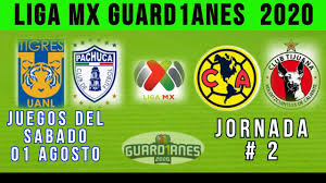 Sitio oficial de liga mx del fútbol mexicano, con partidos, clubes, resultados y estadística en línea, directo desde el estadio. Juegos De Hoy Sabado Liga Mx Jornada 2 Torneo Guard1anes Apertura 2020 Youtube