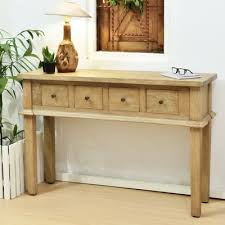 Darby Home Co Marsha Console Table Color Rustic Mango Gray Wash Home Console Table Wooden Console Table