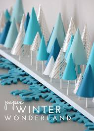 Paper Winter Wonderland Decor In 2020 Winter Wonderland Christmas Winter Wonderland Decorations Wonderland Party Decorations