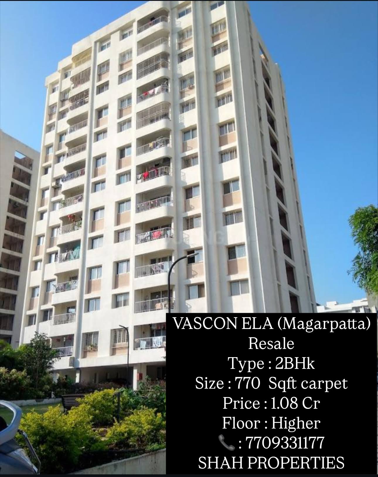Vascon Ela 2 bhk Magarpatta resale unit product image