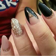 Almond Black Acrylic Nail Designs Pin On Nails