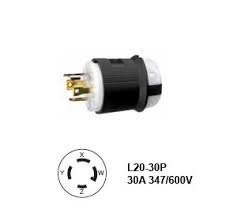 L20 30p Twist Lock Ac Power Plug Hubbell Hbl2771 Rated