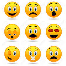 Smiling face with smiling eyes symbol. Set Of Emoticons Smile Icons Emotional Funny Faces In 3d Royalty Free Cliparts Vectors And Stock Illustration Image 66250395