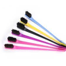 In this video, i show you how to use hair gel for men, including bonus tips on how to use hair gel for thin hair. 1pcs Edge Control Brush Double Sided Comb Hair Gel Bristle Grooming Hair Brushes Dyeing Comb Makeup Styling Tool Random Color Combs Aliexpress