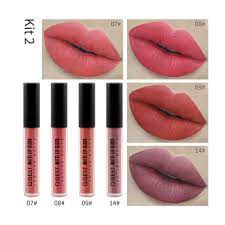 Matte lipstick lip stain cosmetics lip color makeup lipgloss moisturizer lipbalm. Buy Qibest 4pcs Set Matte Lip Gloss Velvet Long Lasting Lip Tint Waterproof Lipgloss Liquid Lipstick At Affordable Prices Free Shipping Real Reviews With Photos Joom