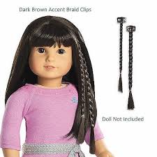 How to detangle, fix and restore kanekalon doll hair. American Girl My Ag Accent Braid Clips Brown For 18 Doll Hair Extension Retired 7 48 Picclick