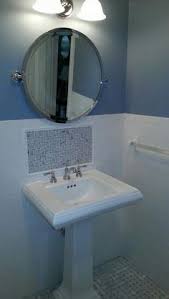 Seeking Advice On A Pedestal Sink Trim Board Idea Pedestal Sink Simple Bathroom Decor Amazing Bathrooms