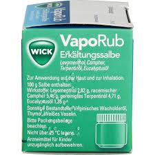Wick Vaporub Erkaltungssalbe 915995 Von Procter Gamble Gmbh Linden Apotheke Buchenbeuren